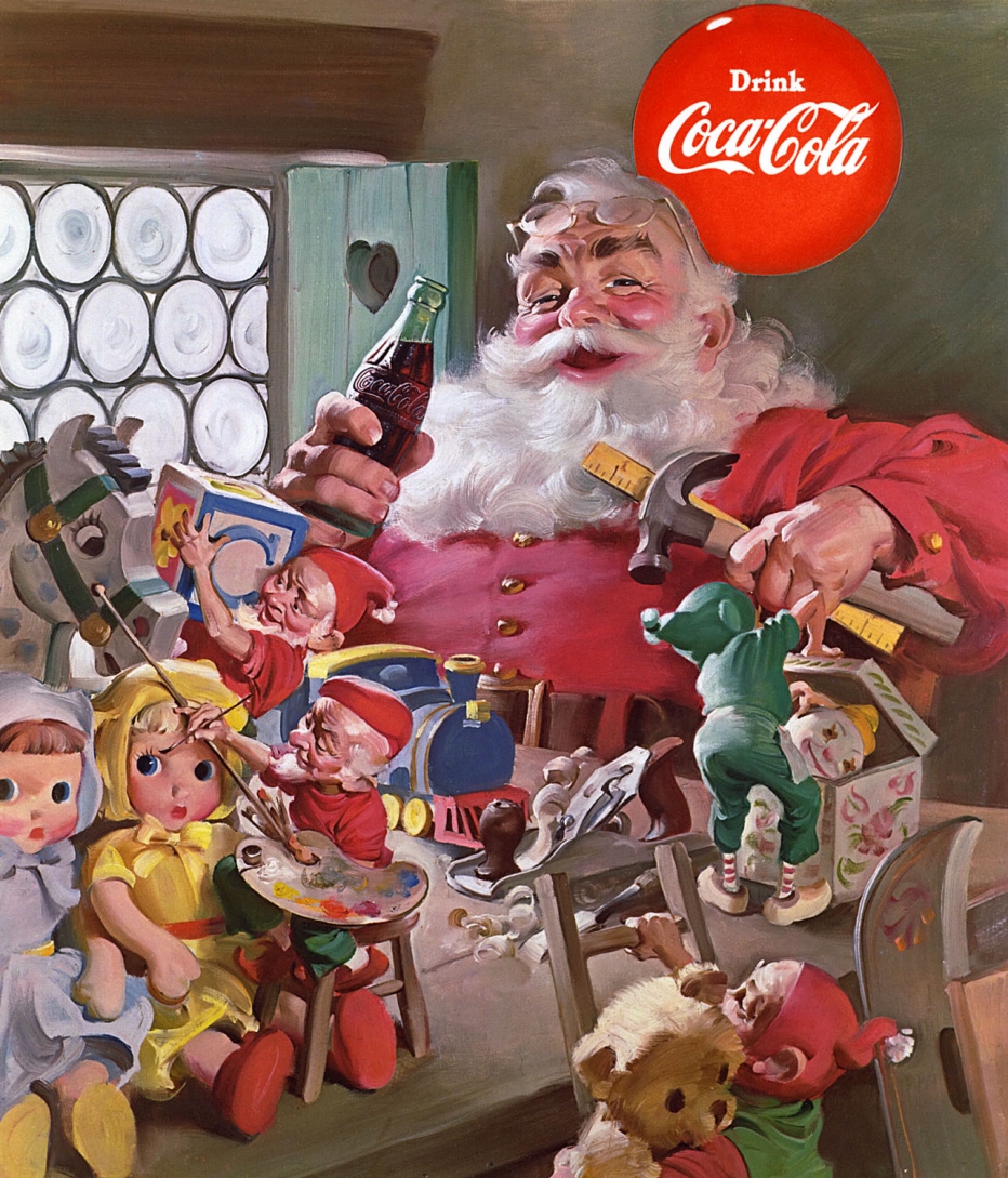 santa claus toys ad